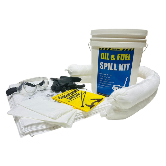 Spilldoc 20 Litre Oil & Fuel Spill Kit for Vehicle