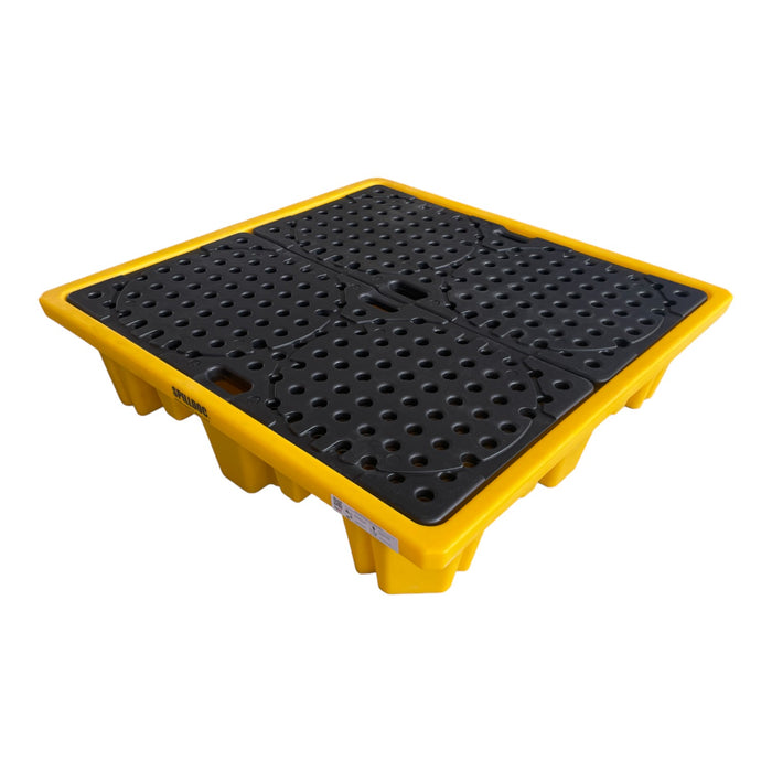 Spilldoc 4 Drum Spill Pallet with Drain Plug SD004H