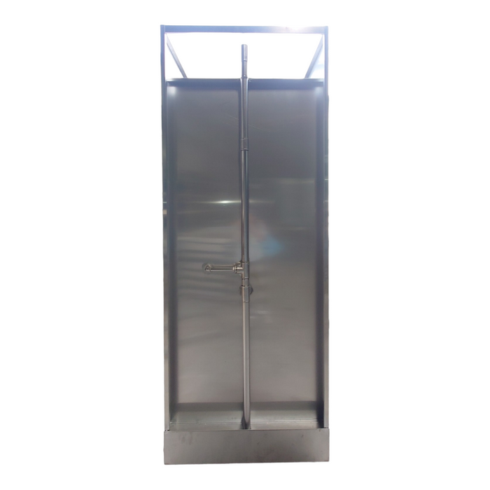 Spilldoc Enclosed Booth Safety Shower & Eyewash Station SDEBR1SE304