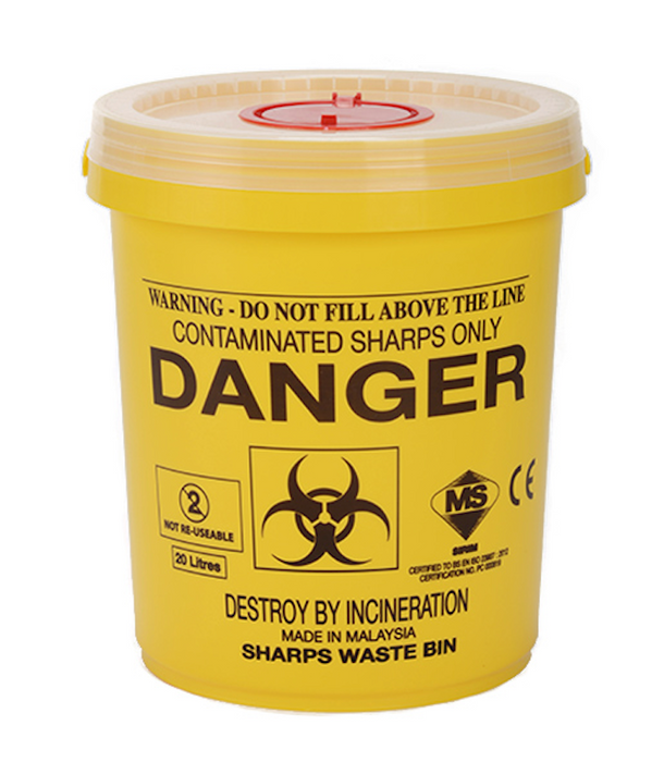 Sharps Disposal Container 20L