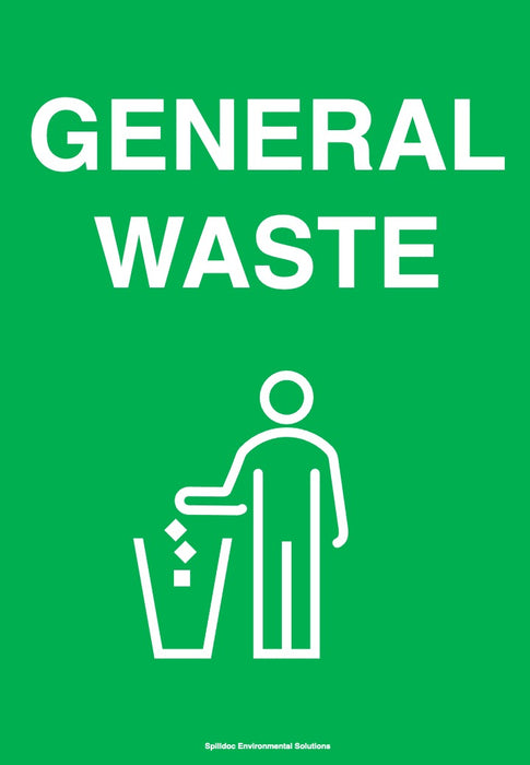 General Waste Disposal Sign