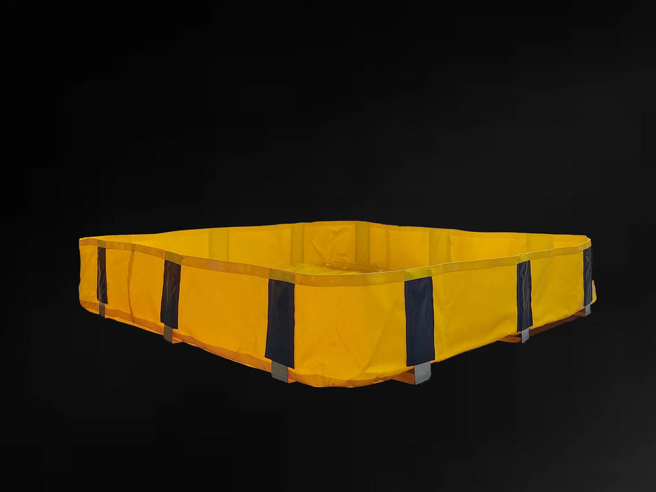 Collapsible Bund 900gsm Yellow PVC