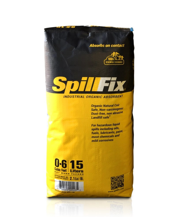 Spillfix Granular Absorbent Floor Sweep Bag 15 Litre / 4 Gal