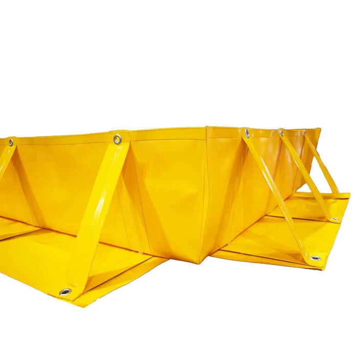 Collapsible Bund 900gsm Yellow PVC